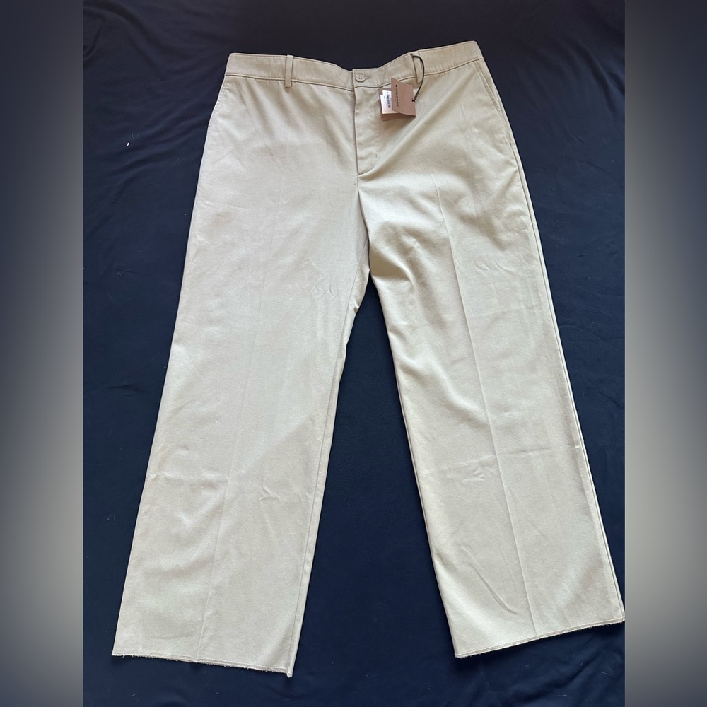 Burberry Uniform Men's Classic Straight-Leg Pants - Hunter green 44 un hemmed